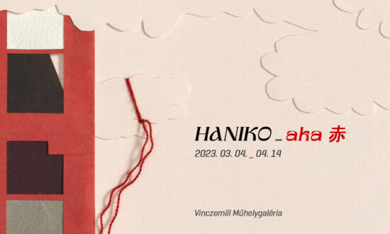 HANIKO, vizuális művész, aka 赤 című kiállítás megnyitója