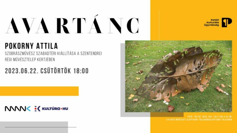 Kiemelt kép a AVARTÁNC, Pokorny Attila kiállításának megnyitója című eseményhez