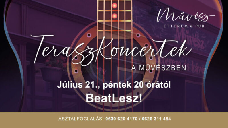 Kiemelt kép a Művész TeraszKoncert: BeatLesz! című eseményhez